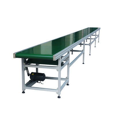 Industrial Horizontal PVC Belt Conveyor Automatic Aluminum Profile Conveyor Belt
