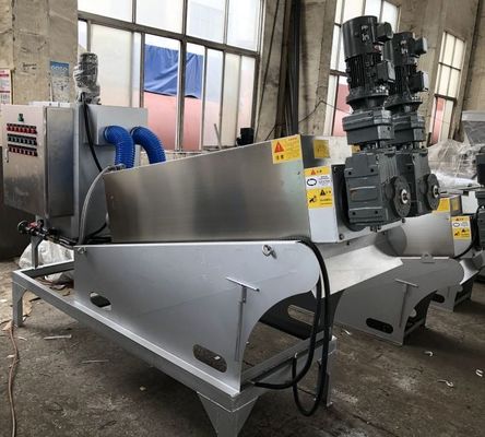 Corrosion-Resistant Stainless Steel Spiral Sludge Dewaterer | 5 m³/H for Aquaculture