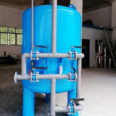 Industrial Multi Media Activated Carbon Quartz Sand Filter Fully Automatic