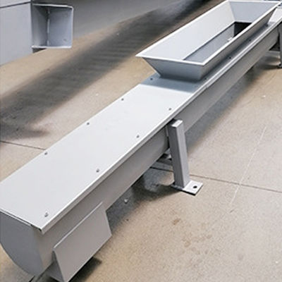 U Shaped Screw Belt Conveyor Shaftless for Mortar Grain Sludge Carbon Ash Concrete
