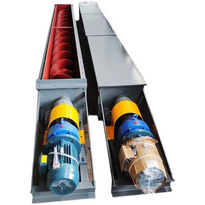 304 Stainless Steel Sludge Screw Conveyor U Shaped