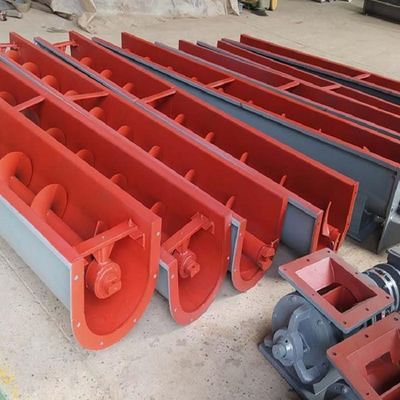 304 Stainless Steel Sludge Screw Conveyor U Shaped