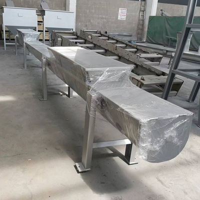 Shaftless U Shaped SS Cement Screw Conveyor For Animal Feed Pulverized Coal Lime