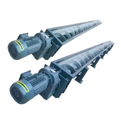 Stainless Steel Screw Conveyor for Cement Powder - Industrial Silo Spiral Transfer System