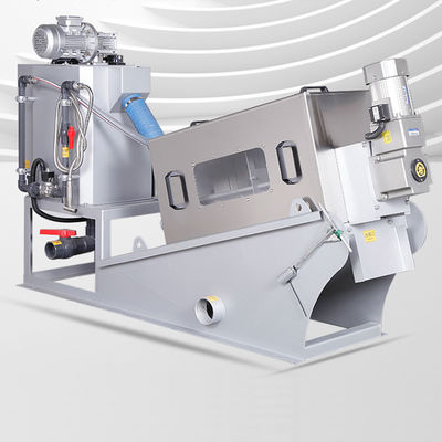 Full Automatic 304SS Spiral Sludge Dewatering Equipment  30-50kg/h