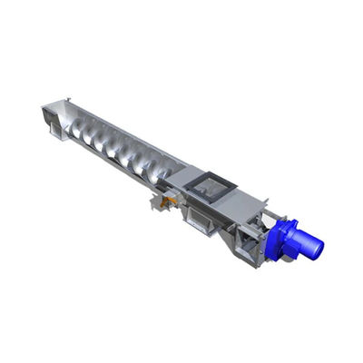 304/316SS Cement Coal Lime Concrete Grain Spiral Screw Conveyor 1.5-5.5kw