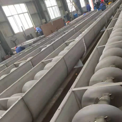 Stainless Steel Auger Spiral Granular Material Powder Screw Conveyor High Efficiency