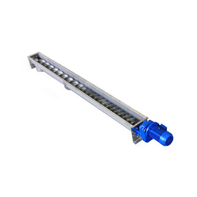 30t/H Portable Inclined Ss Screw Conveyor U Groove Sludge Screw Belt Conveyor