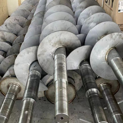 50m3/H Carbon Steel Shaftless Screw Conveyor Automated Stainless Steel Spiral Conveyor
