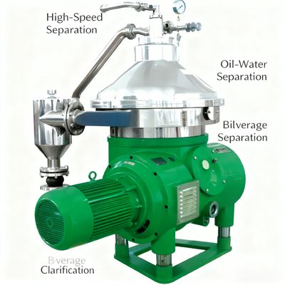Automatic Disc Centrifuge For Continuous Separation Of Solid And Liquid Phases In Industrial