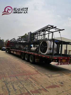 Portable Trash Removal Conveyor  , 500mm Screw Conveyor Machine