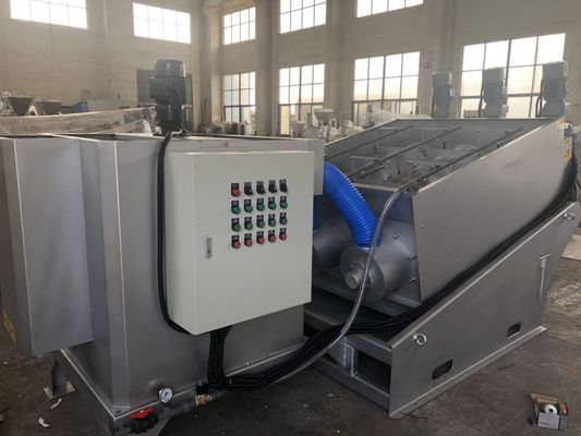 2.0m3/h Volute Sludge Dewatering Machine