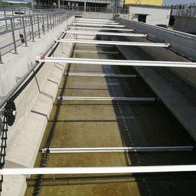 4.5m Travelling Bridge Sludge Scraper Non Metallic Chain Plate Scraping Material