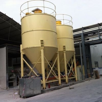 Alloy Steel Lime Storage Silo , Chemical Bulk Storage Silo