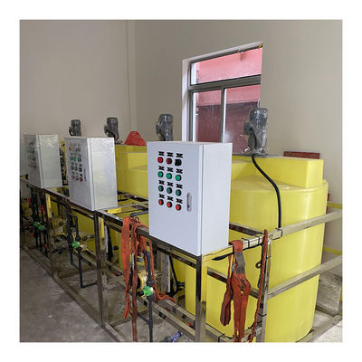 Powder Liquid Polymer Chemical Dosing System Automatic Sewage Treatment Self Gravity