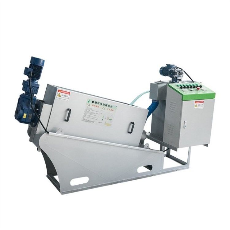 Corrosion-Resistant Stainless Steel Spiral Sludge Dewaterer | 5 m³/H for Aquaculture