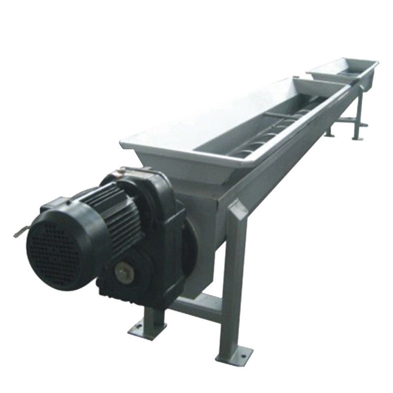 U Shaped Screw Belt Conveyor Shaftless for Mortar Grain Sludge Carbon Ash Concrete