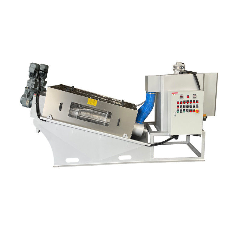 Full Automatic Screw Type Sludge Dewatering Machine Solid Liquid Separation