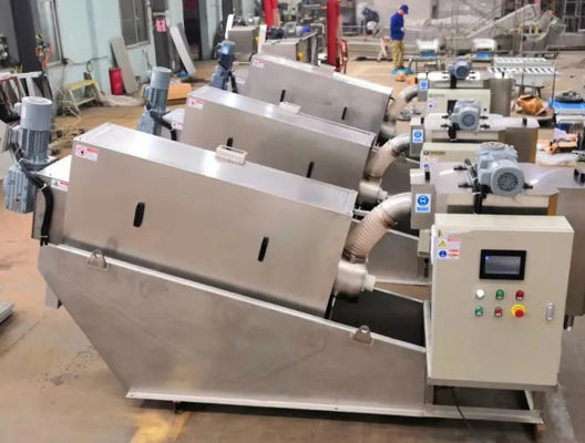 Stainless Steel Automatic Spiral Press Dewatering Machine