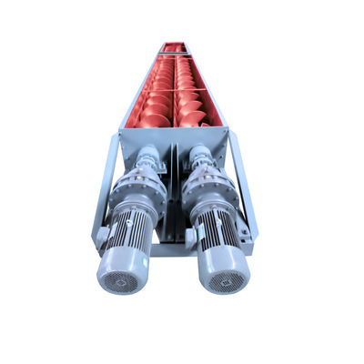Carbon Steel U Shaped Sludge Screw Conveyor With Shaft