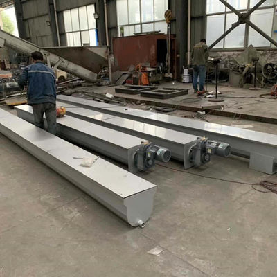 Carbon Steel U Shaped Sludge Screw Conveyor With Shaft