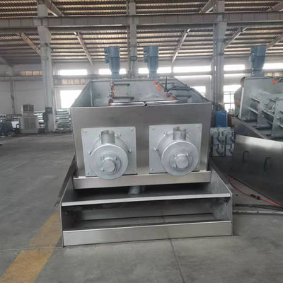 Solid Liquid Separation SS304 Spiral Sludge Dewatering Machine Automatic Screw Type