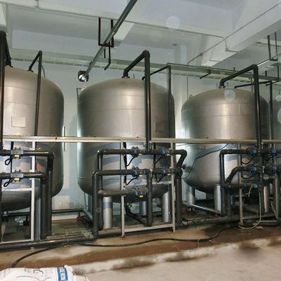 Multimedia SS304 Water Treatment Filter Tank for Quartz Sand Activated Carbon Resin