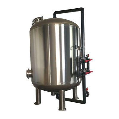 Multimedia SS304 Water Treatment Filter Tank for Quartz Sand Activated Carbon Resin