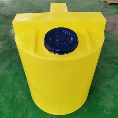 200L PE Flat Bottom Plastic Mixing Bucket PAM Dissolving Sewage Treatment Reagent Dosing