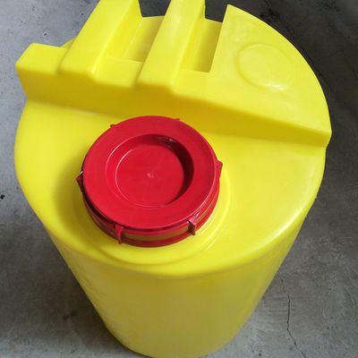 200L PE Flat Bottom Plastic Mixing Bucket PAM Dissolving Sewage Treatment Reagent Dosing