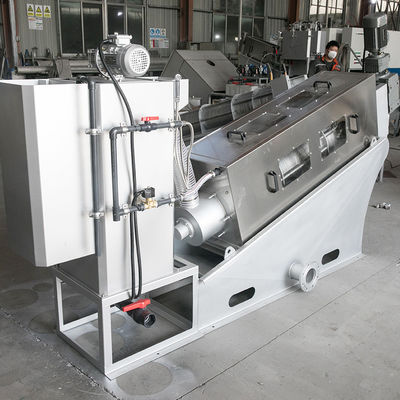 304 Stainless Steel Volute Sludge Dewatering Machine Screw Press Industrial Automatic