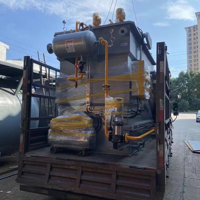 Stainless Steel Horizontal Flow DAF Dissolved Air Flotation Machine Integrated 50m3/H