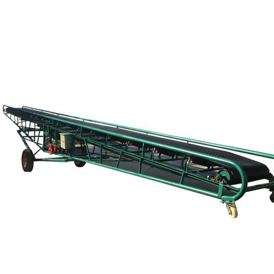 Carbon Steel Support Industry Rubber Belt Conveyor Movable For Grain Mine Coal