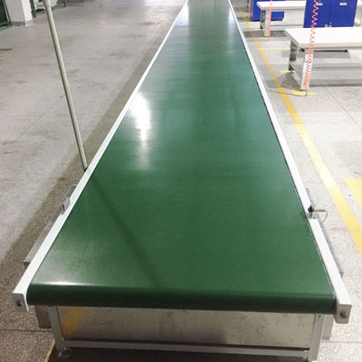 Industrial Horizontal PVC Belt Conveyor Automatic Aluminum Profile Conveyor Belt