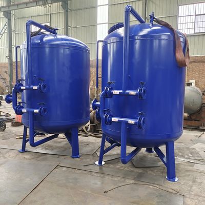 Shallow Quartz Sand Activated Carbon Stainless Steel Filter Automatic Backwashing
