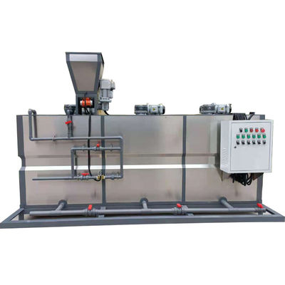 500L/H Three Box Integrated PAM Dry Powder Automatic Dosing Device Sewage Treatment