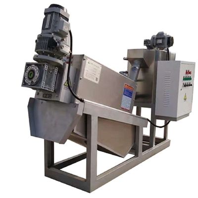 10m3/H Sludge Dewatering Machine Filtration Concentration Press Solid Liquid Separation Integrated Screw Stacker