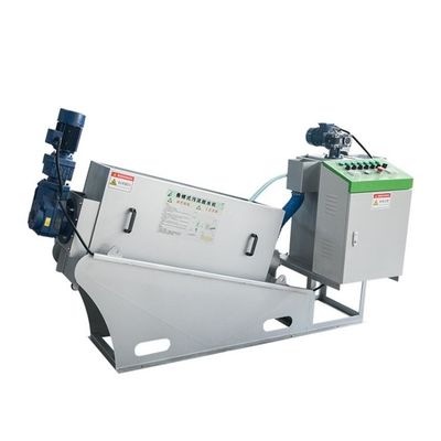 5m3/H Stainless Steel Screw Stacker Aquaculture Spiral Sludge Dehydrator
