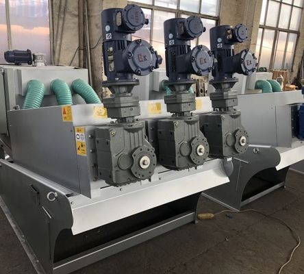 5m3/H Stainless Steel Screw Stacker Aquaculture Spiral Sludge Dehydrator