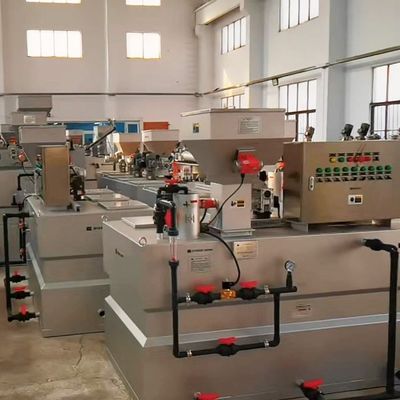 2000L/H PAM Automatic Dosing System Chloride Flocculant Acid Base Dosing Equipment