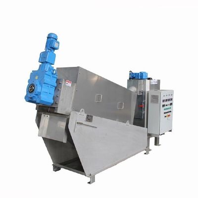 15m3/H Spiral Sludge Dewatering Machine Food Factory Sludge Dewatering Equipment