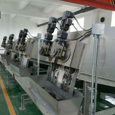 15m3/H Spiral Sludge Dewatering Machine Food Factory Sludge Dewatering Equipment