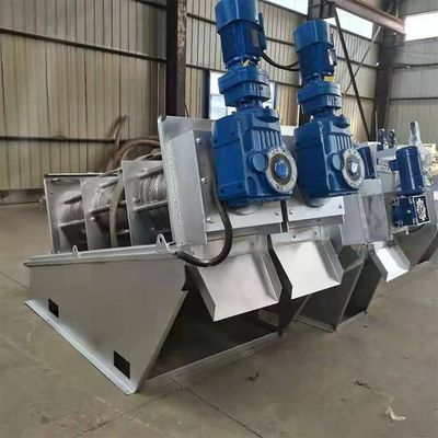 15m3/H Spiral Sludge Dewatering Machine Food Factory Sludge Dewatering Equipment