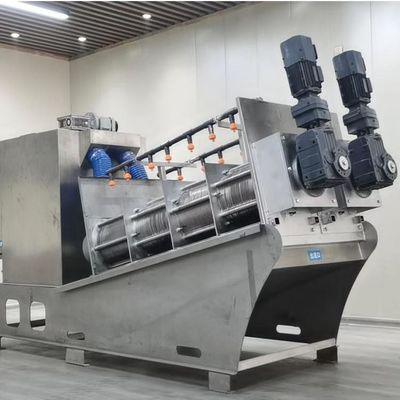 12m3/H Spiral Sludge Dewatering Machine Stainless Steel Coal Slime Sludge Dewatering