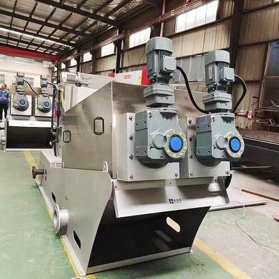 12m3/H Spiral Sludge Dewatering Machine Stainless Steel Coal Slime Sludge Dewatering