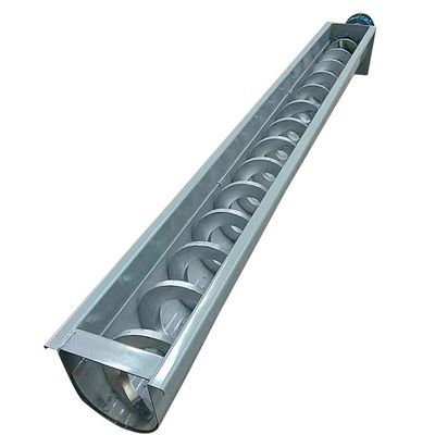 2m3/H Carbon Steel Screw Conveyor Coal Ash Grain Shaftless Spiral Conveyor System