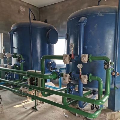 5m³/H Carbon Steel Manganese Sand Filter Underground Water Iron Manganese Removal