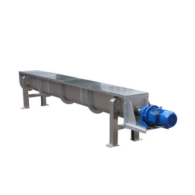 U Groove Shaftless Screw Conveyor Breeding Textile Factory Sludge Spiral Conveyor