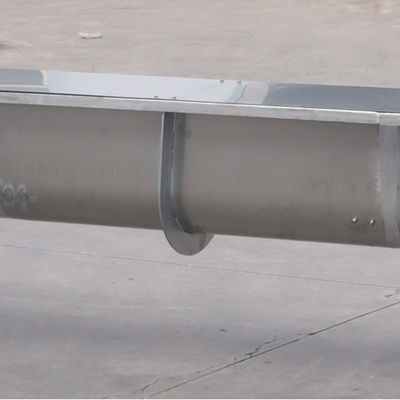 U Groove Shaftless Screw Conveyor Breeding Textile Factory Sludge Spiral Conveyor