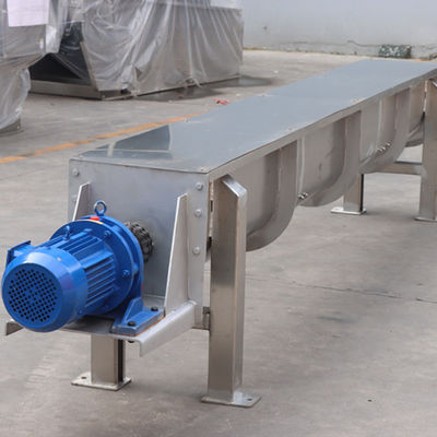 U Groove Shaftless Screw Conveyor Breeding Textile Factory Sludge Spiral Conveyor